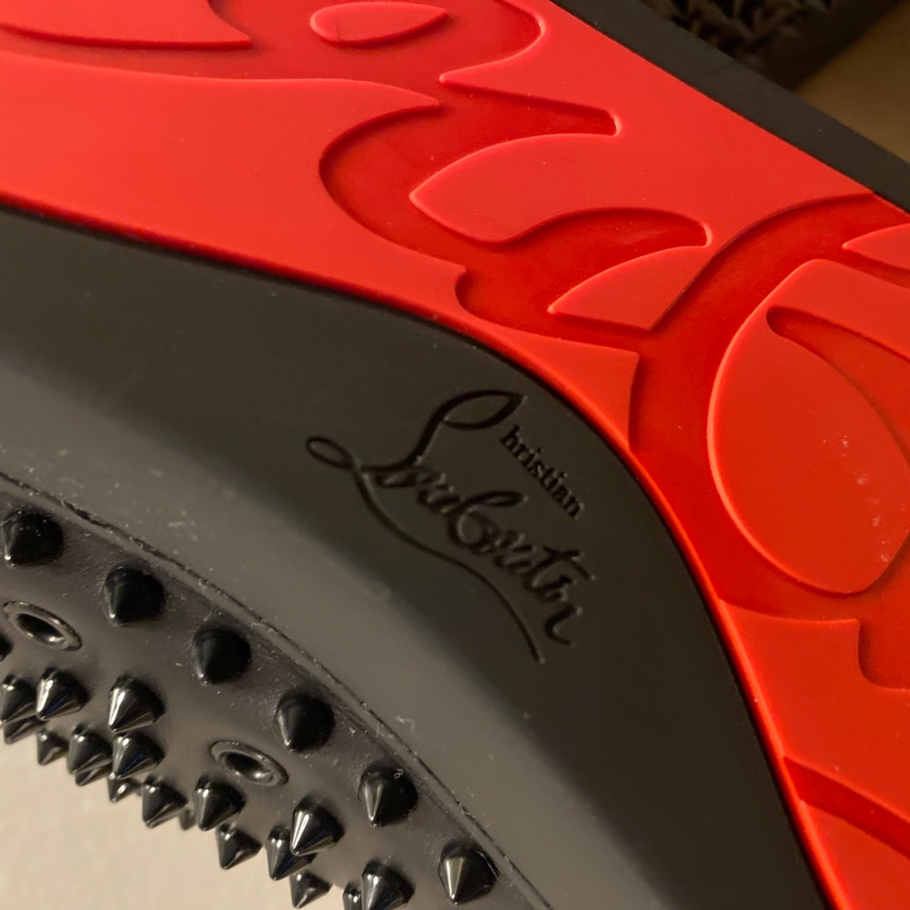 Christian Louboutin Louis Spikes Sneakers - Picture 9 of 11